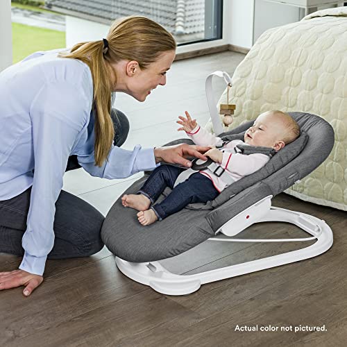 Stokke Steps Bouncer, Grey Clouds - Allows Independent Bouncing & Provides Soft Cradling Motion - Use Alone or with Stokke Steps Chair - Certified by JPMA