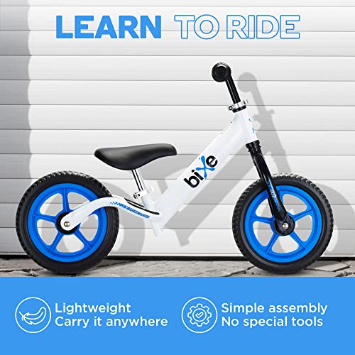 Blue (4LBS) Aluminum Balance Bike for Kids and Toddlers - 12" No Pedal Sport Training Bicycle for Children Ages 3,4,5