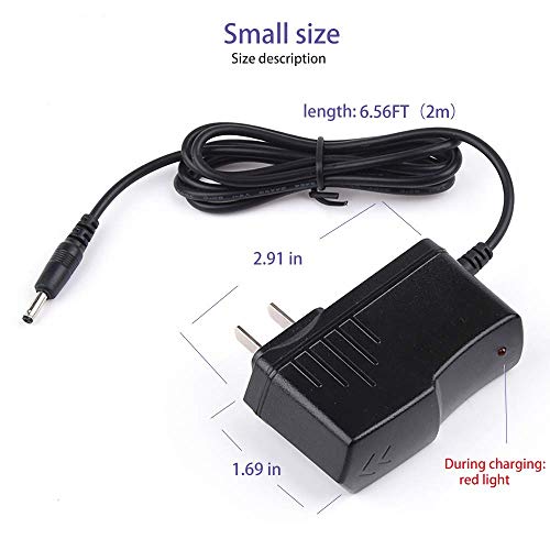 LIANSUM 6V Baby Swing Power Cord AC Adapter Compatible for Fisher Price Ingenuity Cradle Swing, Boutique, SmartSize 2-in-1, Rainforest Cradle, Butterfly Ocean Wonders Swing Charger Supply Cable 6.6FT