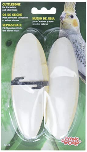 Living World Cuttlebone, Large, Twin Pack