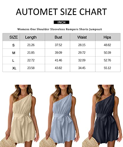 AUTOMET Womens Rompers Black One Piece Jumpsuits Casual Outfits Vacation Fashion Clothes 2023 Jumpers Tie Front Shorts with Pockets