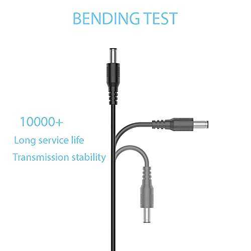 LIANSUM 6V Baby Swing Power Cord AC Adapter Compatible for Fisher Price Ingenuity Cradle Swing, Boutique, SmartSize 2-in-1, Rainforest Cradle, Butterfly Ocean Wonders Swing Charger Supply Cable 6.6FT