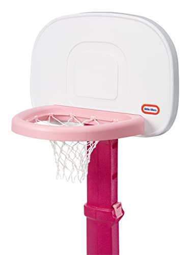 Little Tikes TotSports Easy Score Basketball Set for Kids - Basketball Hoop for Toddlers 1-3 Years - Indoor & Outdoor Basketball Court Game, Toddler Sports Activity Center, Pink