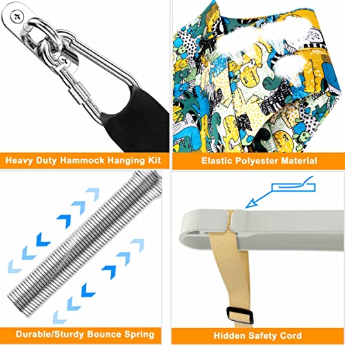 Baby Jumper and Johnny Jumper with a Ceiling Hookï¼Baby Door Jumper Suitable for Indoor and Outdoor Infant Jumper, Update Doorway Jumper (Adjustable Heightï¼