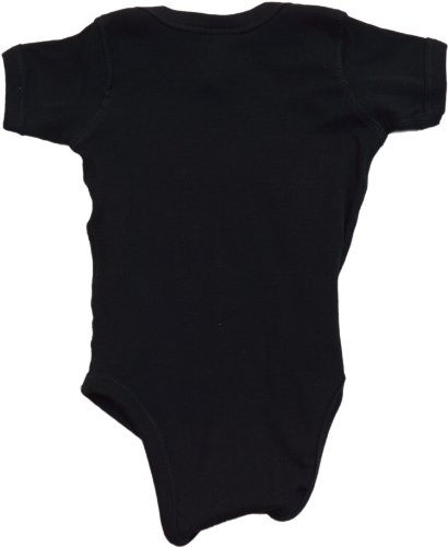 Ann Arbor T-shirt Co. Unisex Baby AB/CD Funny Infant Rock and Roll One Piece-6 Month Black