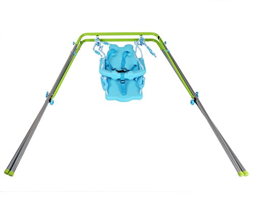 Sportspower My First Toddler Swing - Heavy-Duty Baby Indoor/Outdoor Swing Set with Safety Harness