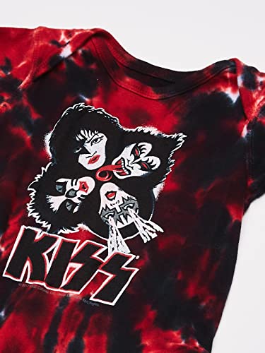 Liquid Blue baby boys Kiss Faces Burst Onesie T Shirt, Tie/Dye, 6-12 Months US