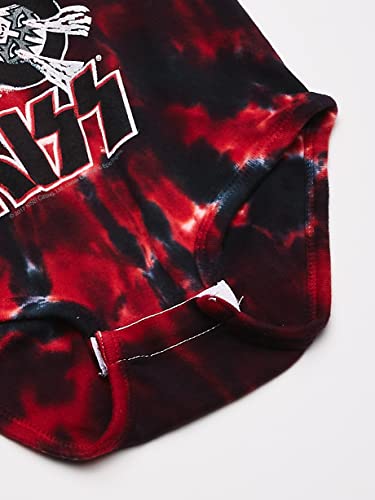 Liquid Blue baby boys Kiss Faces Burst Onesie T Shirt, Tie/Dye, 6-12 Months US