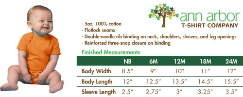 Ann Arbor T-shirt Co. Unisex Baby AB/CD Funny Infant Rock and Roll One Piece-6 Month Black