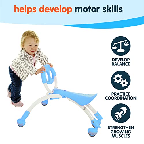 Pewi Walking Ride On Toy - from Baby Walker to Toddler Ride On for Ages 9 Months to 3 Years Old, YPIW3