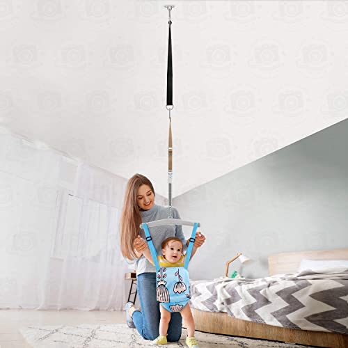 Baby Jumper Swing with Ceiling Hook for Infant Jumping, Baby Jumper Doorway with Adjustable Chain for Indoor Baby Swing