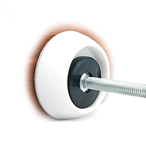 4 Pack Baby Gates Wall Cups, Safety Wall Bumpers Guard Fit for Bottom of Gates, Doorway, Stairs, Baseboard, Work with Dog Pet Child Kid Pressure Mounted Gates