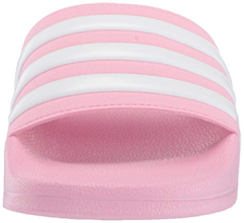 adidas Kids' adilette Shower Sandal, true pink/white/true pink, 4 M US Big Kid