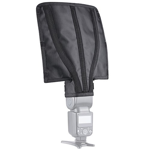 Neewer 2 Pieces Camera Speedlite Flash Softbox Diffuser Kit, 10x9x8inches Bendable White Reflector and 7x8x4 inches Silver/White Two-Side Reflector, Universal Mount for Nikon Canon Sony