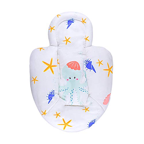 Topwon Newborn Infant Support Cushion Liner Body Support Pillow for Baby Swing/Bassinet (Octopus)