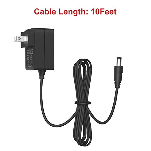 5V Baby Swing Replacement Power Cord Compatible with Graco Swing, Simple Swing, Glider LX, Glider Elite, Glider Petite LX, Sweetpeace, Sweet Snuggle, DuetConnect LX, DuetSoothe AC Adapter (10FT)