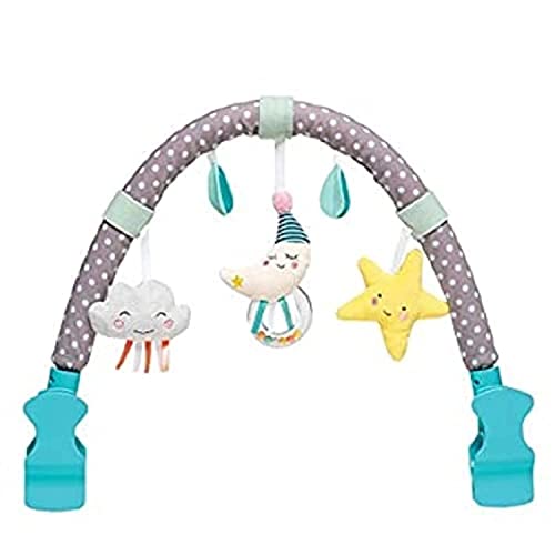 Taf Toys Mini Moon Arch | Ideal for Infants & Toddlers, Fits Stroller & Pram, Activity Arch with Fascinating Toys, Stimulates Babyâs Senses and Motor Skills Development, for Easier Outdoors