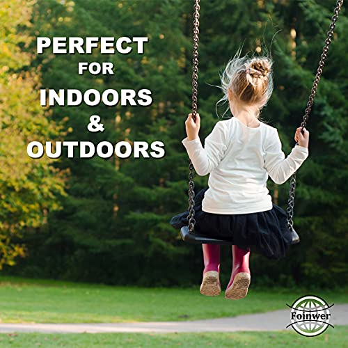 2 Pack Stainless Steel Porch Swing Spring Hanging Kit, Heavy Duty Spring Hangers for Porch Swing Load 1000 lb, can 360 Rotating, Used for Hammocks, Swing Chair, Porch Swing, Sandbags, Yoga, etc.