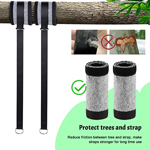 WONDERVIEW Tree Swing, Outdoor Swing with Hanging Strap Kit, 40 Inch Diameter 600lb Weight Capacity, Great for Playground Swing, Backyard and Playroom