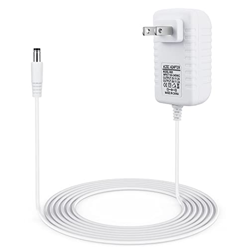 YEAOI 5V DuetSoothe Power Cord for Graco Simple Sway - 6V Snugapuppy Charger Replacement for Fisher Price, Ingenuity Swing, 10 ft, White