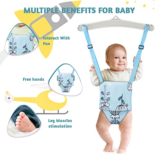 Doorway Jumper for Indoor Baby Door Jumper Swingï¼Door Jumper Baby Johnny Jump Up Doorway Swing for Infant Gift, Portable and Easy to Use