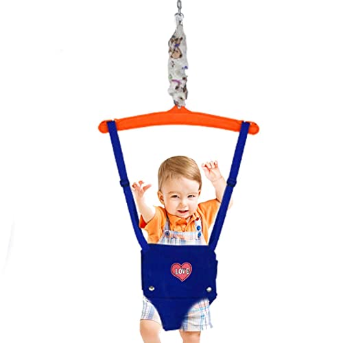 Baby Door Way Jumpers, Playful Parade Door Jumper, Light Weighted Kid Swing with Clips, Door Jumper Swing and Bouncers for Babies, Walking Harness Function, Girls and Boys