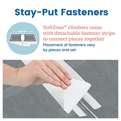 ECR4Kids SoftZone Tiny Twisting Foam Corner Climber - Indoor Active Play Structure for Toddlers and Kids - Soft Foam Play Set, Primary