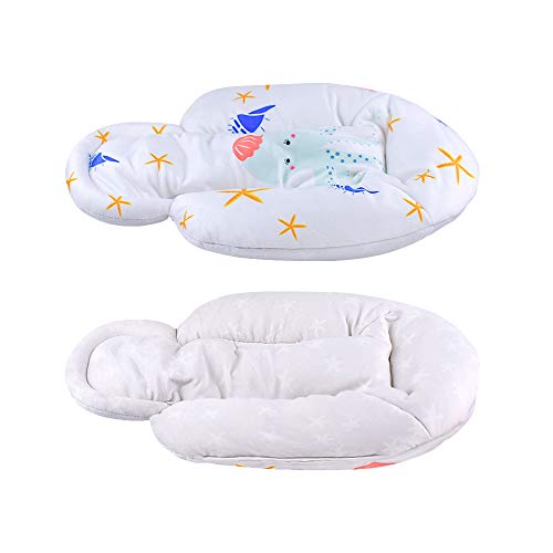 Topwon Newborn Infant Support Cushion Liner Body Support Pillow for Baby Swing/Bassinet (Octopus)