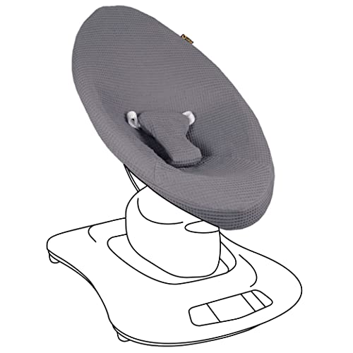 UKJE | Cover for Old Model 4moms mamaRoo 4 Baby Swing & Old Model rockaRoo | Grey | Handmade in Europe | Compatible with mamaRoo Swing, 4 Mom mamaRoo Baby Swing, mamaRoo Cover for Baby Rocker