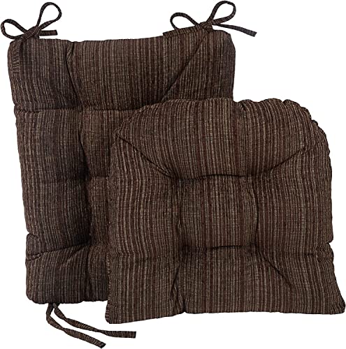The Gripper Non-Slip Polar Jumbo Rocking Chair Cushions, Chocolate