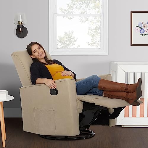 Evolur Raleigh Basic Glider |Recliner| Rocker, Fawn