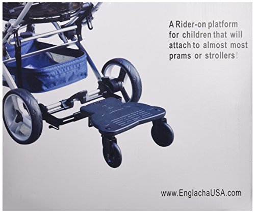 Englacha Easy Rider Trailer - Standing Platform - Quick and Easy to Use - Designed for Safety, Blue