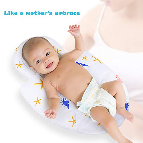 Topwon Newborn Infant Support Cushion Liner Body Support Pillow for Baby Swing/Bassinet (Octopus)