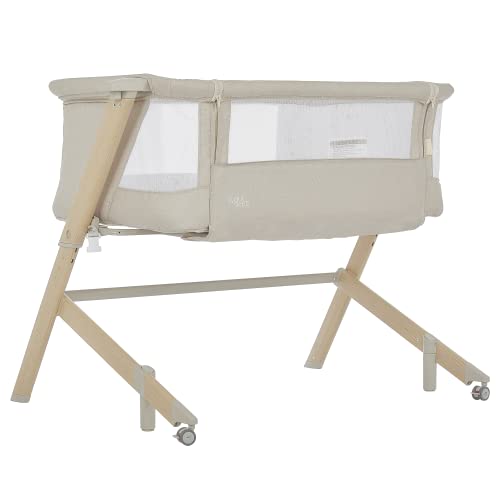 Evolur Stellar Bassinet and Bed Side Sleeper, Beige