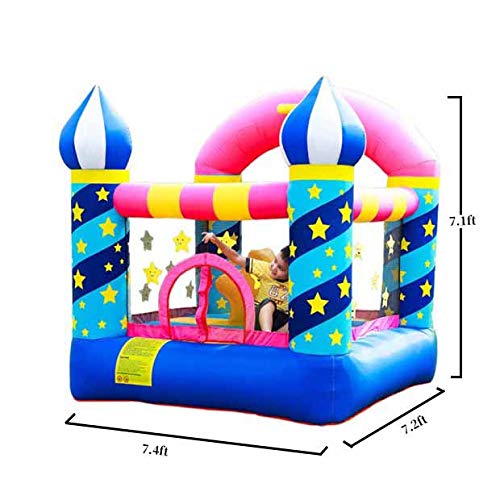 doctor dolphin Inflatable Bouncer Toddler Bounce House for Birthday Party with Air Blower