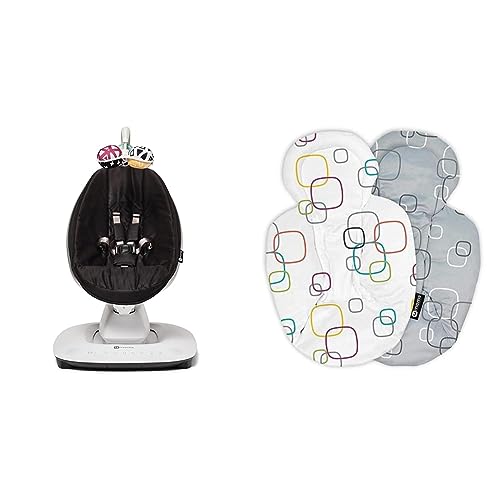 4moms MamaRoo Multi-Motion Baby Swing, Bluetooth Enabled with 5 Unique Motions, Black