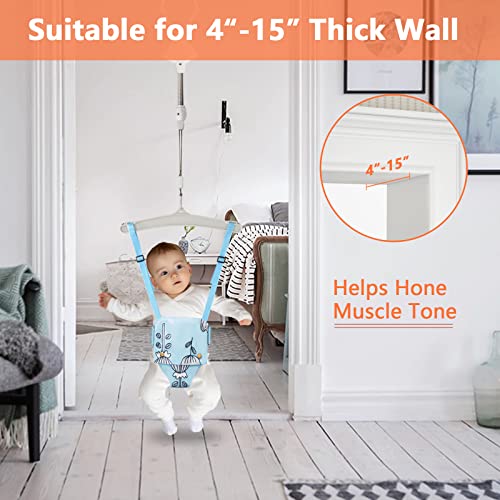 Doorway Jumper for Indoor Baby Door Jumper Swingï¼Door Jumper Baby Johnny Jump Up Doorway Swing for Infant Gift, Portable and Easy to Use