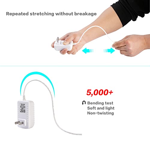 CSDWELL 10 Feet Baby Swing Power Cord,6V AC Adapter Replacement for Ingenuity/Fisher Price Swing,3 Meters Charger Cable