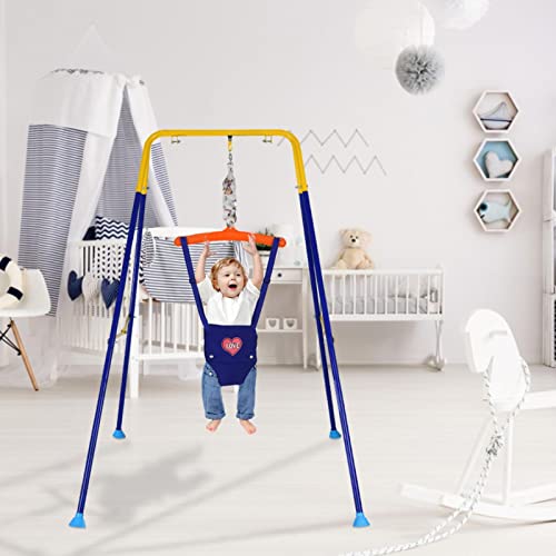 Baby Door Way Jumpers, Playful Parade Door Jumper, Light Weighted Kid Swing with Clips, Door Jumper Swing and Bouncers for Babies, Walking Harness Function, Girls and Boys