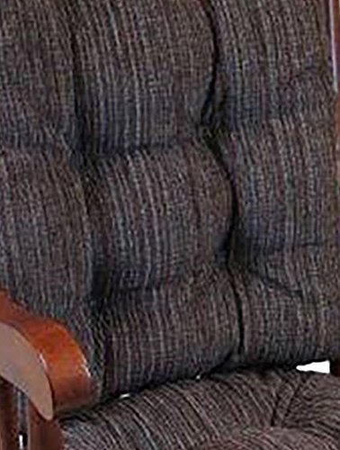 The Gripper Non-Slip Polar Jumbo Rocking Chair Cushions, Chocolate