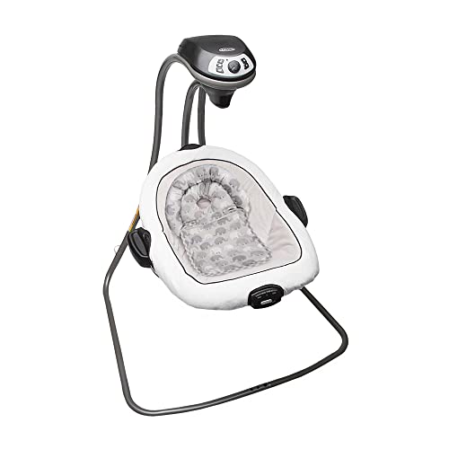 Boppy Head Support Noggin Nest, Gray Elephant Plaid, For 3- or 5-point Harness Systems, Helps Prop Babyâs Head In Bouncers, Strollers And Swings, 0-4 months