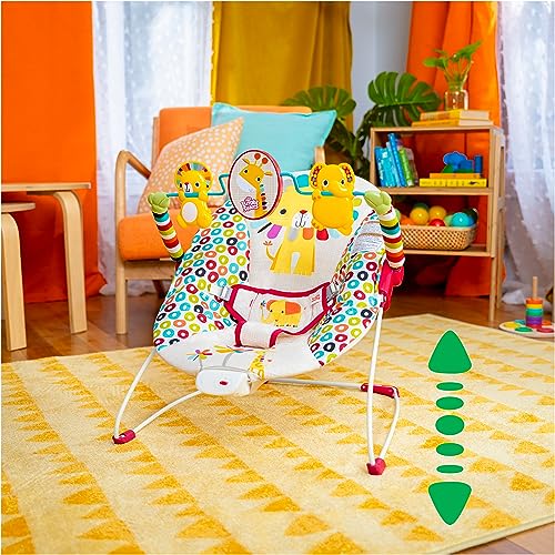 Bright Starts Playful Pinwheels Bouncer with Vibrating Seat