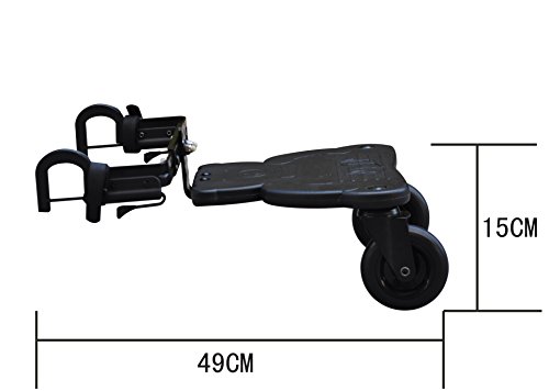 Englacha Easy Rider Trailer - Standing Platform - Quick and Easy to Use - Designed for Safety, Blue