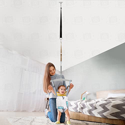 Bouncer for Baby Jumper Swing, Johnny Jumper for Infants with Ceiling Hook and Adjustable Height Toddler Jumper, Baby Door Jumper for Indoor/Outdoor Play