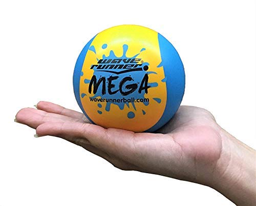 Wave Runner Mega Ball #1 Water Ball for Skipping and Bouncing The Perfect Pool Ball and Ocean Ball (2-Pack)