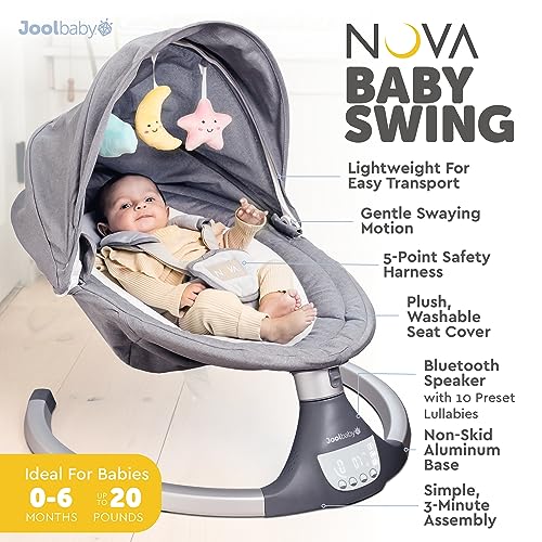 Electric Baby Swing with Bluetooth Music - Nova