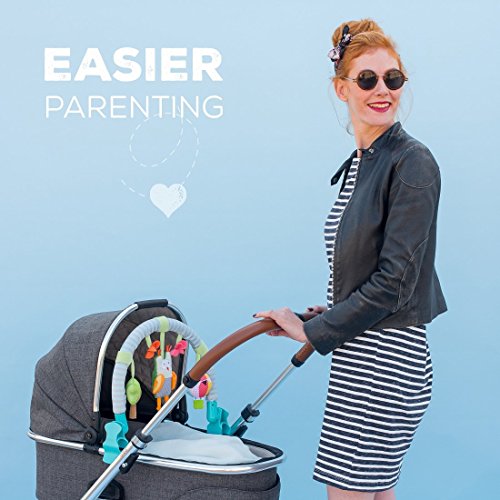 Taf Toys Musical Arch | Best for Infant and Toddlersâ That Fits to Stroller & Pram, Activity Bar with Hanging Musical Owl Toy, Easier Outdoors and Easier Parenting, Keeps Your Baby Happy, Ideal Gift