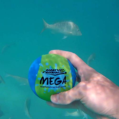 Wave Runner Mega Ball #1 Water Ball for Skipping and Bouncing The Perfect Pool Ball and Ocean Ball (2-Pack)