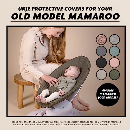 UKJE Liner Baby Rocker Cover - Compatible with Old Model Before 2022 4moms MamaRoo 4 - Baby Swing Cover - Bouncer Cover - Compatible Cover Over The 4moms Mamaroo 4 Swing Bouncer - Green
