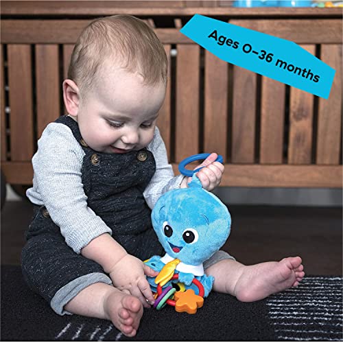 Baby Einstein Activity Arms Octopus Take-Along Plush Toy, Ages Newborn +